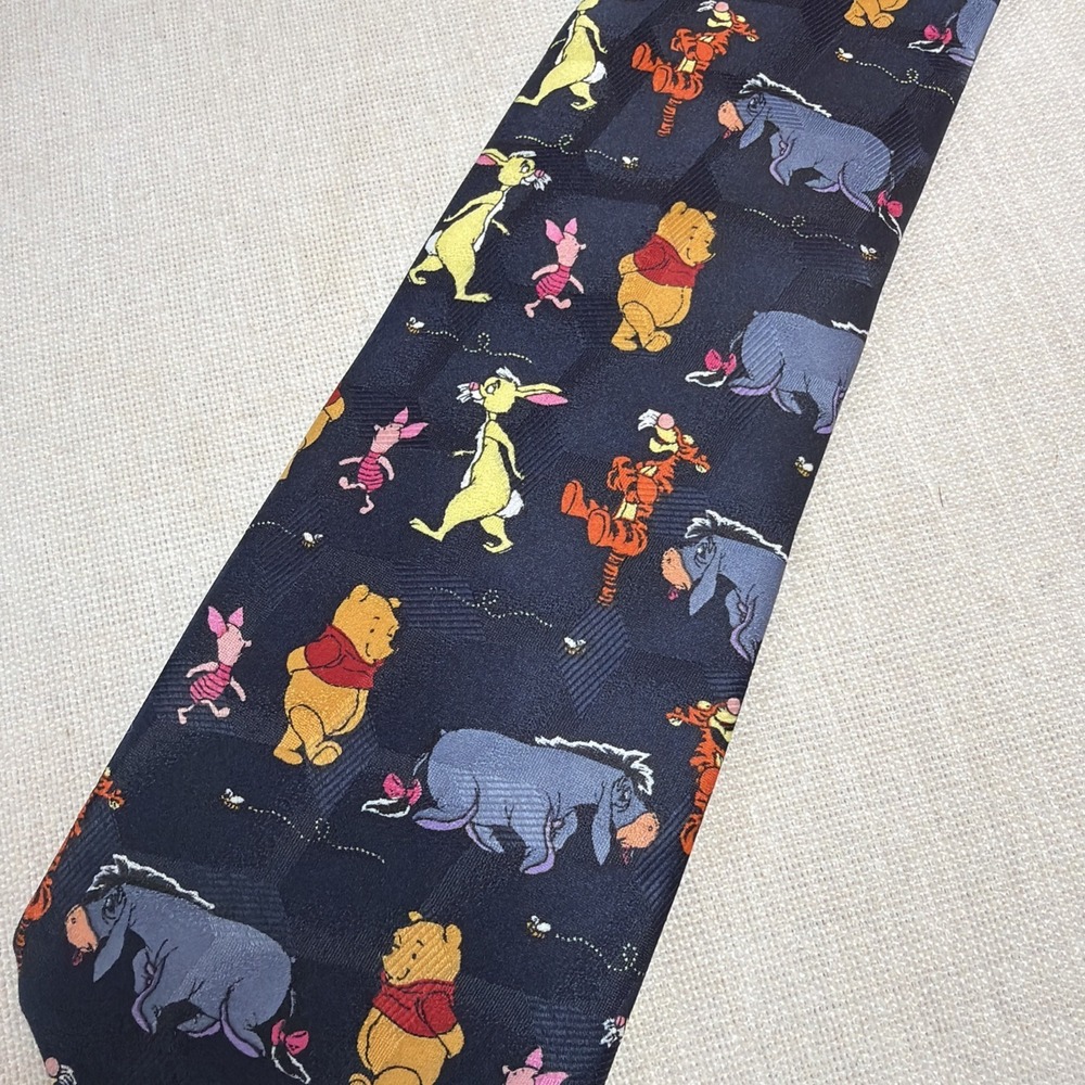 Disney Winnie the Pooh + Friends TIE Necktie Tigger Piglet Rabbit Eeyore